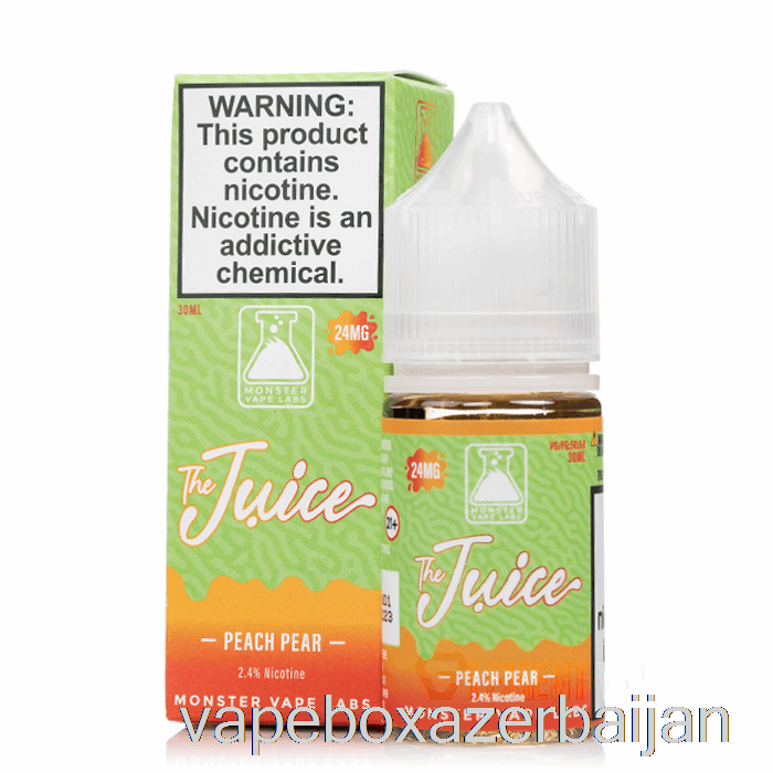 E-Juice Vape Peach Pear - The Juice Salts - 30mL 24mg
